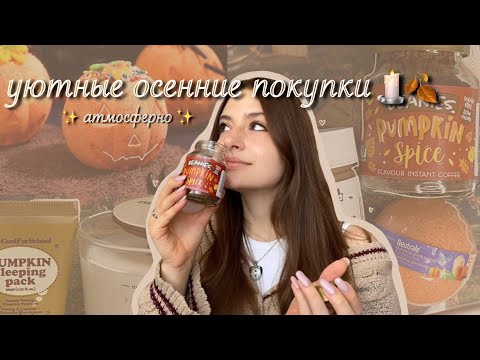 Видео: распаковка осенних вещичек 🏹🧸 уютное видео | осенняя эстетика