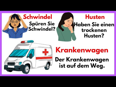 Видео: Немецкий в больнице: Практические слова и фразы | Говорите на немецком в больнице
