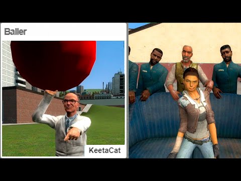 Видео: Абсурдный контент GMOD мастерской 10