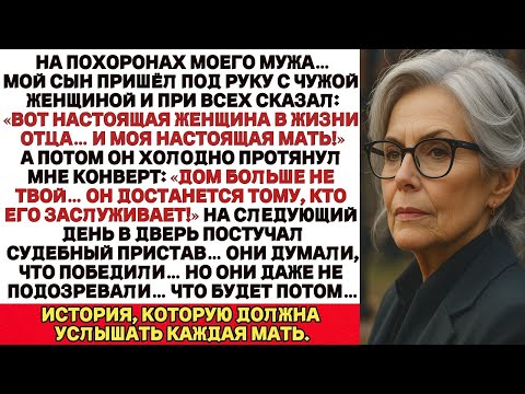 Видео: Сын пришёл на похороны моего мужа с какой то женщиной и сказал Она была настоящей любовью моего