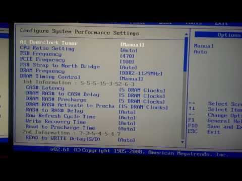 Видео: Разгон XEON E5450 4,2 настройки Bios Asus P5QD Turbo