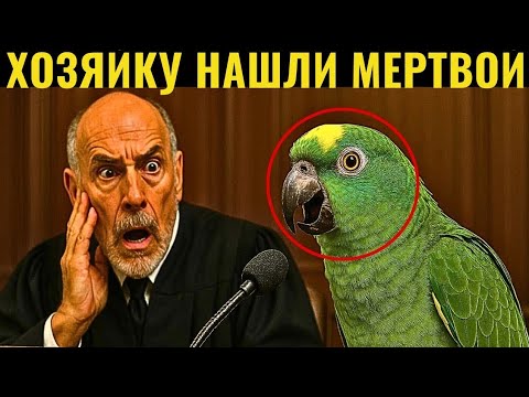 Видео: ПОПУГАЙ свидетельствует в суде, и то, что он раскрывает, полностью парализует СУДЬЮ.