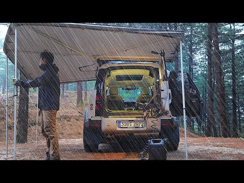 Видео: 🔫 007 Джеймс Бонд Кемпинг в Таинственном лесу 🪄 Land Rover DEFENDER 110