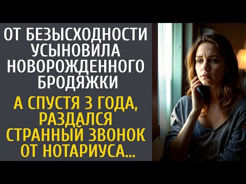 Видео: От безысходности усыновила малыша бродяжки… А спустя 3 года, раздался странный звонок от нотариуса…