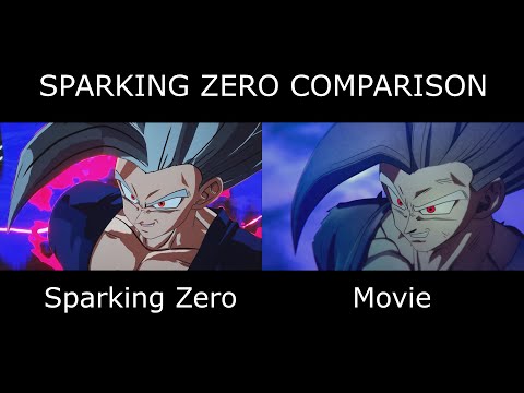 Видео: DB SUPERHERO DLC Трейлер: сравнение, Dragon Ball Sparking Zero - Фильм