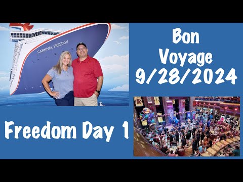 Видео: Carnival Freedom 2024, день 1, посадка