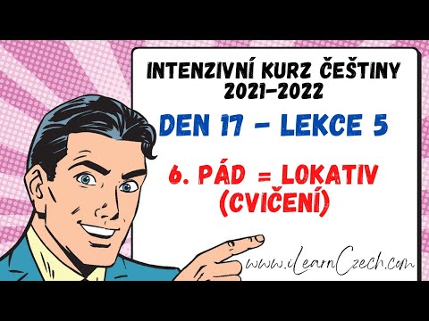 Видео: Курс чешского 17.5: Предложниый падеж - практика