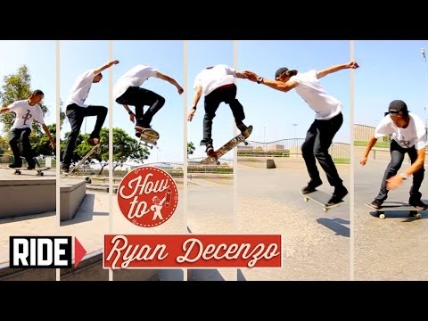 Видео: Как кататься на скейтборде: Frontside 360 ​​Ollie с Райаном Дечензо