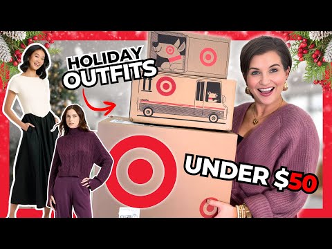 Видео: TARGET ЗИМНЯЯ ПРИМЕРКА | Идеи для праздничных нарядов до 50 долларов