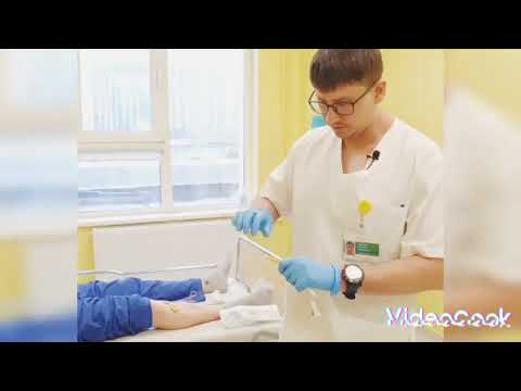 Видео: Техника измерения внутрибрюшного давления через мочевой пузырь.