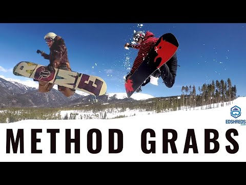 Видео: Узнайте, как правильно делать грэб на сноуборде (метод)
