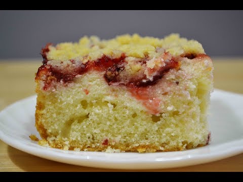 Видео: Ванильный Пирог с Творогом и Клубникой | Pie with Cottage Cheese and Strawberries