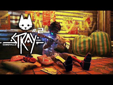 Видео: Уютные Трущобы ▬ Stray Прохождение игры #2