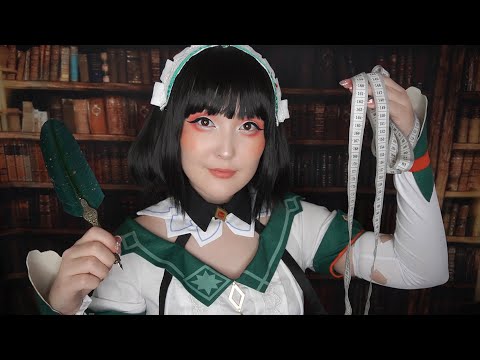 Видео: АСМР Вступай в Гильдию! Снятие мерок для формы 📐 ASMR Genshin Impact✨ (+Sub)