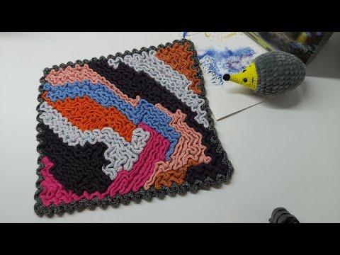 Видео: МК объёмная салфетка крючком,как связать салфетку, объёмная дорожка крючком,мк салфетка крючком