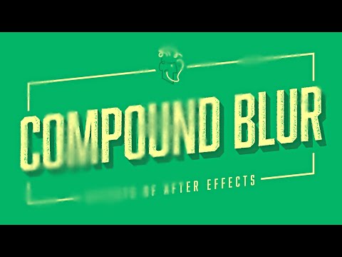 Видео: Сложное размытие | Эффекты After Effects