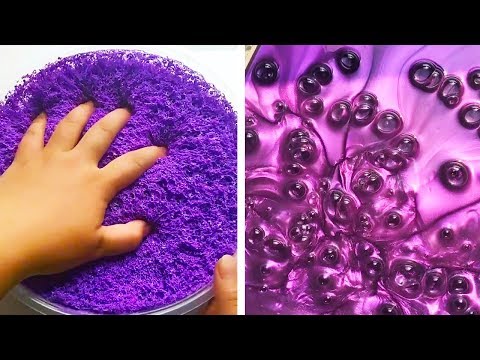 Видео: Самые удовлетворяющие видео слизи ASMR | Новый сборник странно удовлетворяющих 2019 | 46