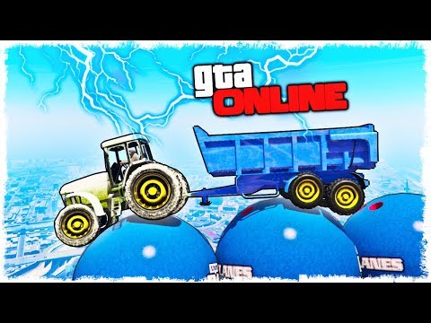Видео: ДОСТАВЬ ПРИЦЕП, ЕСЛИ СМОЖЕШЬ - GTA ONLINE!!! (АДСКИЙ ПАРКУР НА ТРАКТОРЕ)