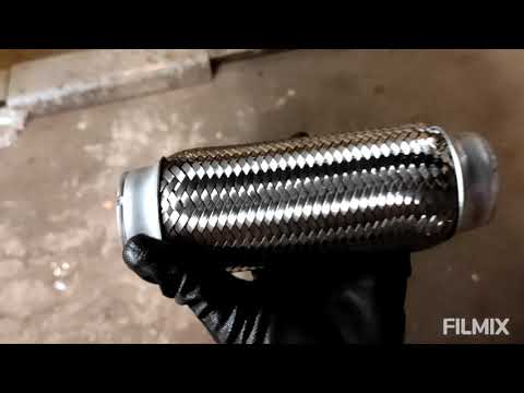 Видео: Замена гофры глушителя Opel Astra H.