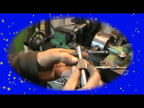 Видео: Модернизированная вал шестерня привода пиноли сверлильного станка 2СС1М  Изготовление