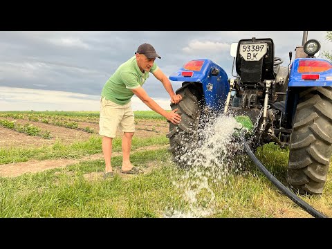 Видео: Насос Фероні МТ300 і Донг Фенг 404 на 2 км каплі💥💥💥 Посадка капусти