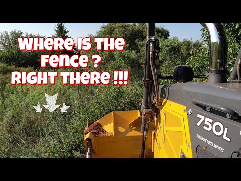 Видео: Здесь густой кустарник, но не повредите его, чтобы он не попал на забор соседа!!!