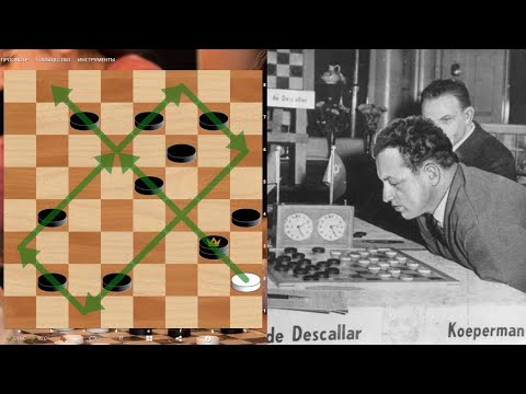 Видео: Гениальные шашечные комбинации. №5