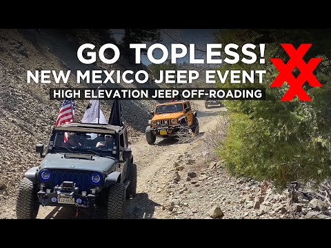 Видео: Высокогорные джипы для бездорожья в Ред-Ривер и Игл-Нест, Нью-Мексико