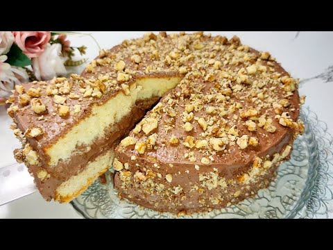 Видео: Простейший Быстрый Бисквитный ТОРТ к ЧАЮ! Готовьте с любым кремом!