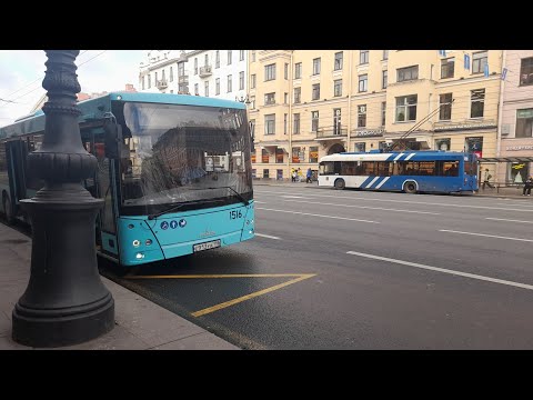 Видео: МАЗ-216.066 1516 на маршруте 7