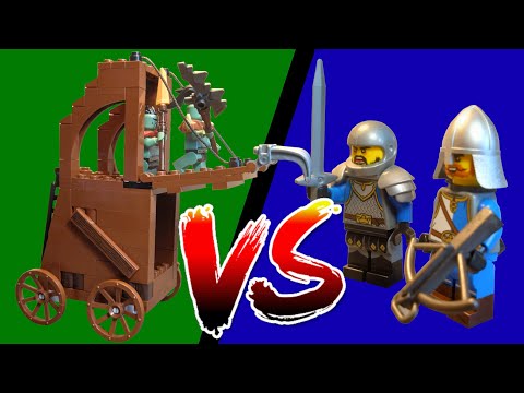 Видео: ЛЕГО Самоделка - Осада Замка Армией Орков!