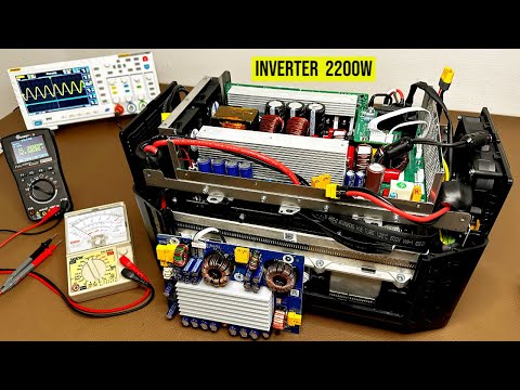 Видео: инвертор 220v ac 2200w лучшая портативная электростанция, DBS2300