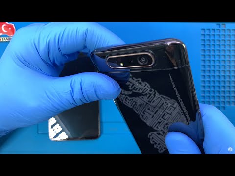 Видео: Замена экрана Samsung Galaxy A80