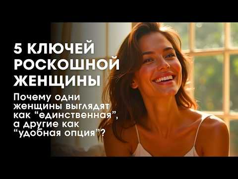 Видео: 5 КЛЮЧЕЙ РОСКОШНОЙ ЖЕНЩИНЫ: тебя невозможно спутать с "вариантом". Секрет общения УВЕРЕННЫХ ЖЕНЩИН.