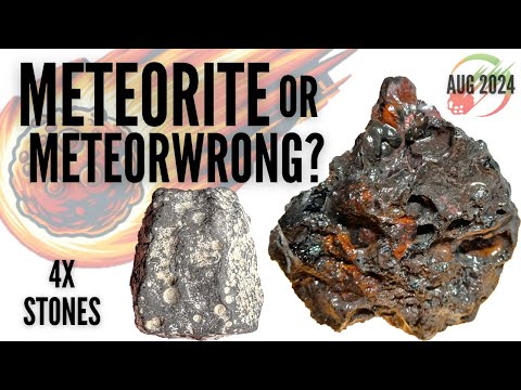 Видео: Метеорит ☄️ или МетеорНЕПРАВИЛЬНО? 4 идентификатора камней для Rockhounders в августе 2024 г.