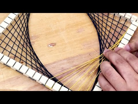 Видео: Я хочу сделать геометрический узор из ниток и дерева.