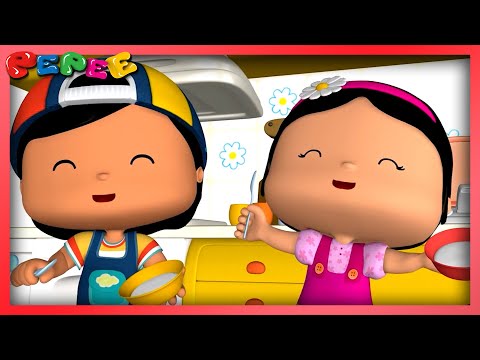 Видео: Соревнование по поеданию еды 🥞🥐🍔 #анимация