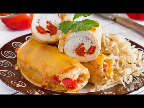 Видео: Апетитни и възхитително вкусни! ПИЛЕШКИ РУЛЦА С ЧУШКИ, В ДОМАТЕН И СМЕТАНОВ СОС, С КАШКАВАЛ