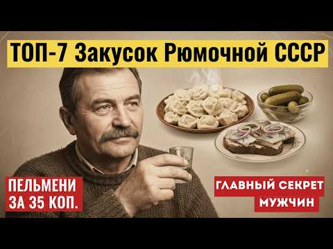 Видео: ТОП-7 Закусок Рюмочной СССР: Ни один МУЖЧИНА не забудет этот ВКУС
