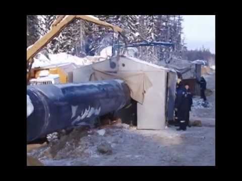 Видео: 2012. Строительство газопровода БТК Киринского ГКМ – ГКС Сахалин