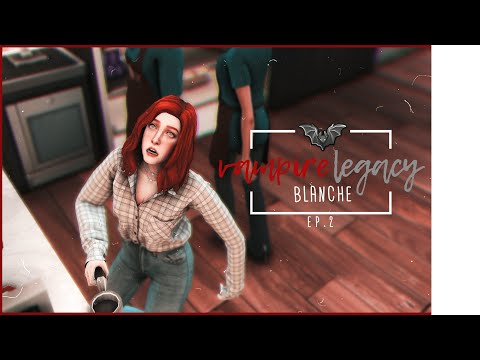 Видео: Бланш | Вампирская династия | The Sims 4 | #2 "Лучший бариста в городе"  🦇