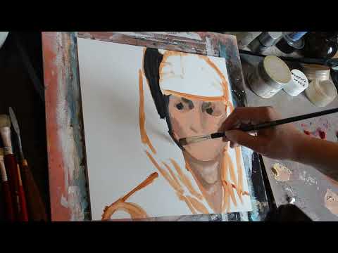 Видео: Пишу портрет голливудской знаменитости. Угадай кто это ?