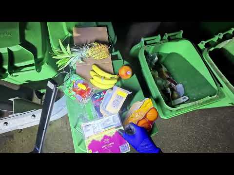 Видео: UK FREEGAN раскрывает огромные пищевые отходы, которые британские розничные торговцы выбрасывают ...