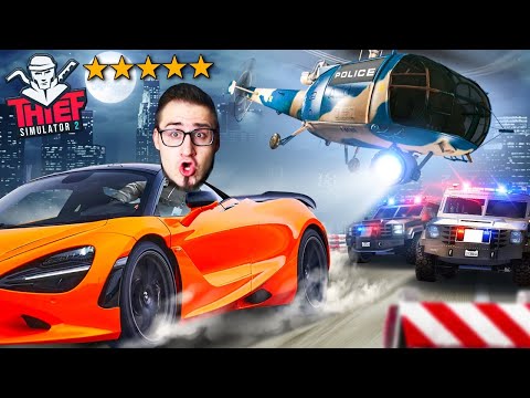 Видео: ЭТО ЛОВУШКА! ПОЛИЦИЯ ВСЕ ЗНАЛА! УГНАЛ СПОРТКАР ПОД НОСОМ КОПОВ! (THIEF SIMULATOR 2)