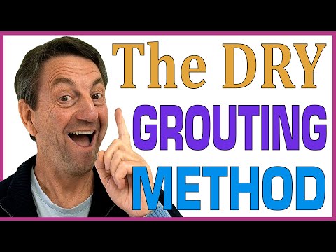 Видео: Сухая затирка швов мозаики