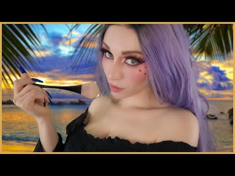 Видео: АСМР, расчесывающий лицо на тропическом пляже