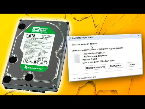 Видео: Как убрать только для чтения на жестком диске в Windows 11
