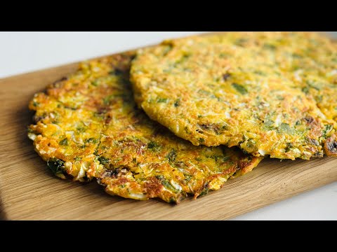 Видео: Овощные лепешки для похудения! без яиц и глютен! На завтрак, обед или ужин!