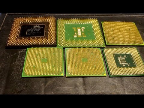 Видео: Золото з процесорів. Афінаж.