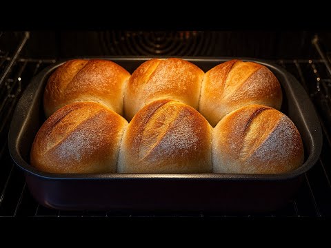 Видео: МУКА + ВОДА❗️ Любимый хлеб на завтрак моего мужа. Никакого замешивания! Невероятно вкусно